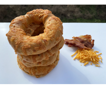 Low Carb NY Style Bacon Cheddar Bagels 10 pack - Fresh Baked